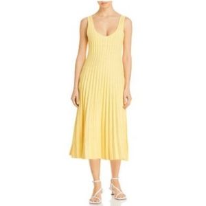 Lini Aisha Pleated Midi Dress Size Medium